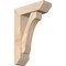 Ekena Millwork Legacy Slat Smooth Bracket w/ Offset Brace, Douglas Fir, 5 1/2"W x 16"D x 24"H BKT0604X16X24LEC06SDF - alternate 1